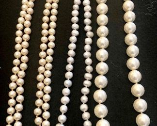 Item 201:  Pearl Necklaces:  $18 each