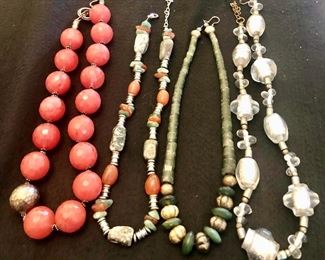 Item 202:  Beaded Necklaces: $24 each