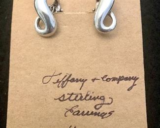 Item 232:  Tiffany & Co. Sterling Earrings:  $145