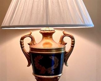 Item 282:  (2) Hilda Flack Urn Style Lamps - 32":  $345 for pair