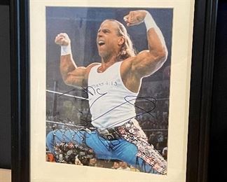 Item 303:  Autographed Shawn Michaels photograph with COA - 12" x 15":  $45