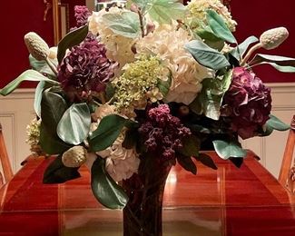 Item 417:  Faux Floral Arrangement with Figs:  $125