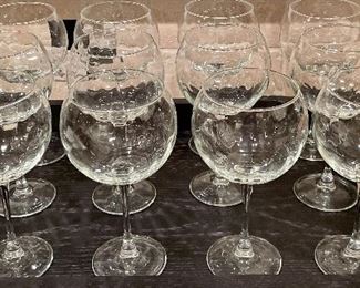 Item 485:  Set of 12 red wine glasses:  $36