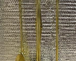 Item 500:  Brass Fireplace Tools:  $75