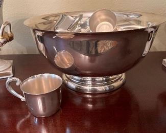 Punch Bowl and Cups