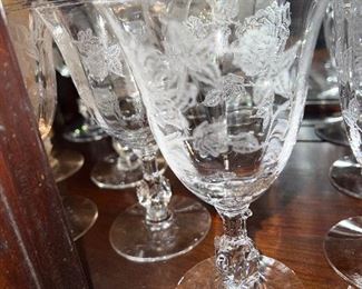 Heisey  "Rose" Water/wines