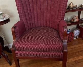 Vintage fan back chair 