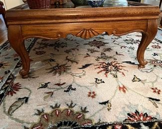 Large square coffee table