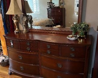 Mahogany Dresser with mirror