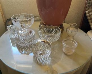 Assorted glass ware