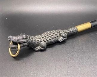 Vintage Florida Gator Alligator Handle Shoe Horn Souvenir