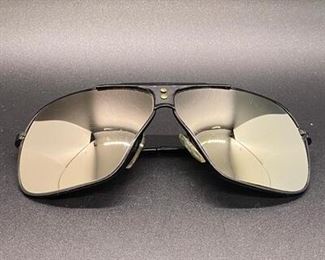 Vintage Retro Reflective Mirrored Aviator Motorcycle Sunglasses Unbranded