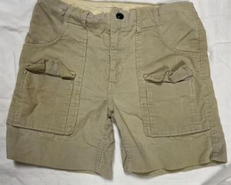 Vintage Tan Corduroy Shorts Multi Pocket No Tags