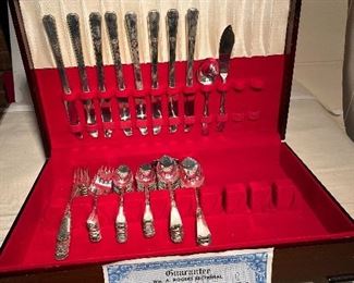 William A. Rogers Silver plate Set 