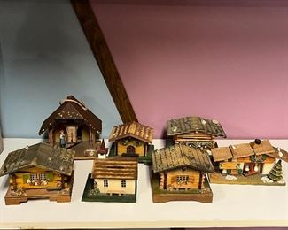 Group of Christmas Villages