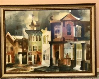 Watercolor - 1960s - Beverly Lake (Hoffman)