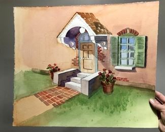 Beverly Lake Hoffman - Signature Member National Watercolor Society - Unframed Landscape