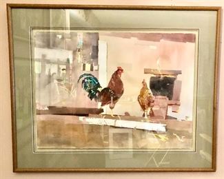 Judi Betts NWS -  AWS - Watercolor - “Dancin’ the Two Step”
