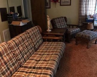 Vintage Country Style Plaid Furniture