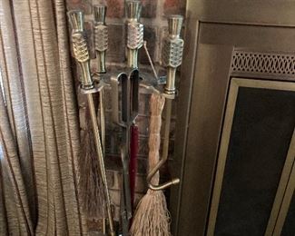 Fireplace Brush and Supplies