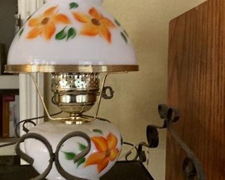 Antique Hurricane Lamp