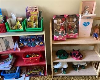 Toys a lot of toys never opened