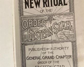 Order Of The Eastern Star Book