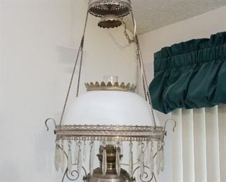 Hanging antique lamp
