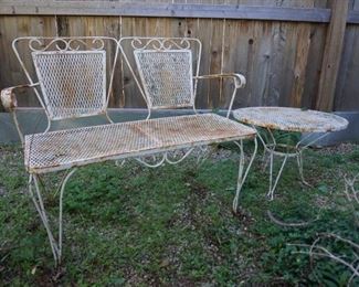 Metal patio furniture
