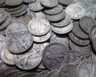 Unresearched Walking Liberty Halves