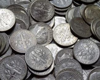 Unresearched Silver Roosevelt Dimes