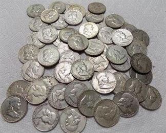 Unresearched Silver Franklin Halves