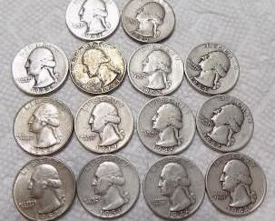 Silver Washington Quarters