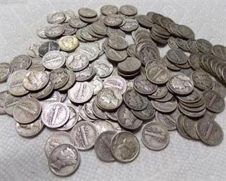 Unresearched Silver Mercury Dimes