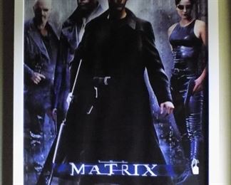 86” Tall Framed "Matrix" Cinema Poster 
