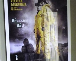 86” Tall Framed "Breaking Bad" Poster 
