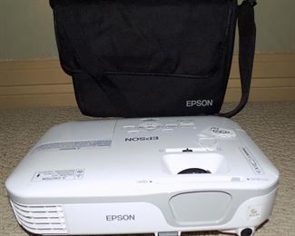Epson PowerLite X12 Projector and Case