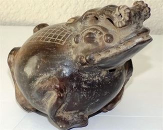 Frog Pottery Flute