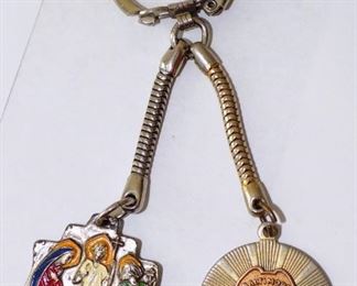 Vintage Religious Keychain