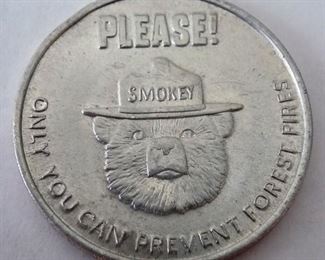 Smokey the Bear Forest Fire Medallion