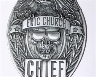 Pewter Eric Church Chief Pendant