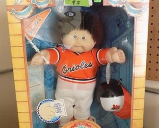 Original Cabbage Patch Baltimore Orioles Doll - Never removed from Box. 