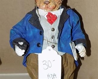 12” Rabbit Businessman Figure w/Box