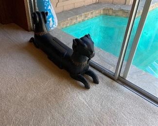 Heavy wooden carvings