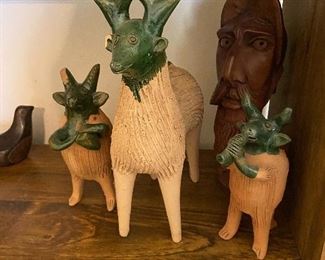 Mexican pottery folk art