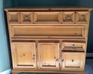 Large Wooden Convertible Desk