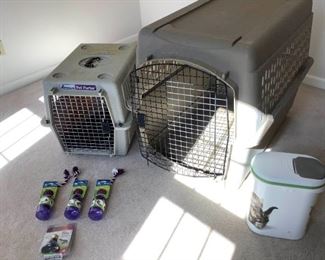 Pet Crates and Toys 