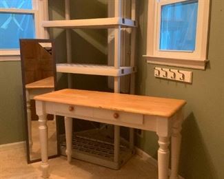 Table and Shelves