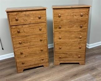 Two Pressboard Dressers