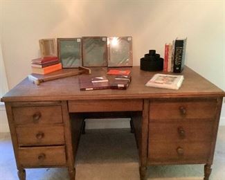 Vintage Hardwood Desk